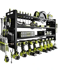 Xdovet Power Tool Organizer Wall Mount Drill Rack Holder