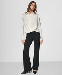 Dkny Women's Long-Sleeve Twist-Front Blouse