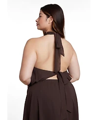 Eloquii Plus High Neck Bubble Women's Top