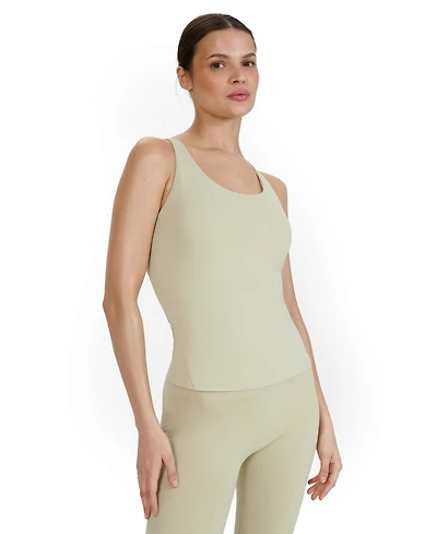 4F Women's Quick-Dry Yoga Top – Slim Fit Built-In Bra Low Support