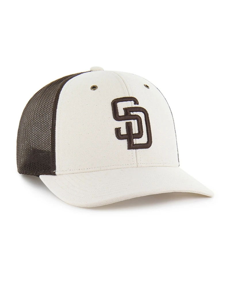 Carhartt x '47 Men's Natural/Brown San Diego Padres Undyed Trucker Adjustable Hat