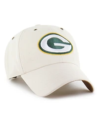 Carhartt x '47 Men's Natural Green Bay Packers Undyed Clean Up Adjustable Hat