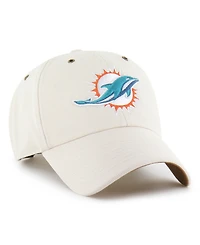 Carhartt x '47 Men's Natural Miami Dolphins Undyed Clean Up Adjustable Hat