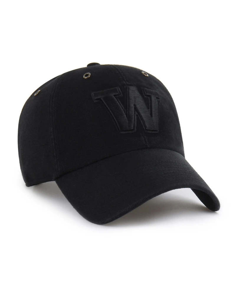 Carhartt x '47 Men's Black Washington Huskies Clean Up Adjustable Hat