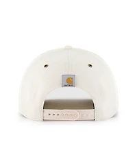 Carhartt x '47 Men's Natural/Brown Los Angeles Dodgers Undyed Relaxed Hitch Adjustable Hat