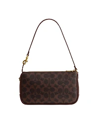 Coach Plaza Small Signature Canvas Shoulder Bag