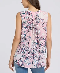 Nydj Women's Sleeveless Pintuck Top