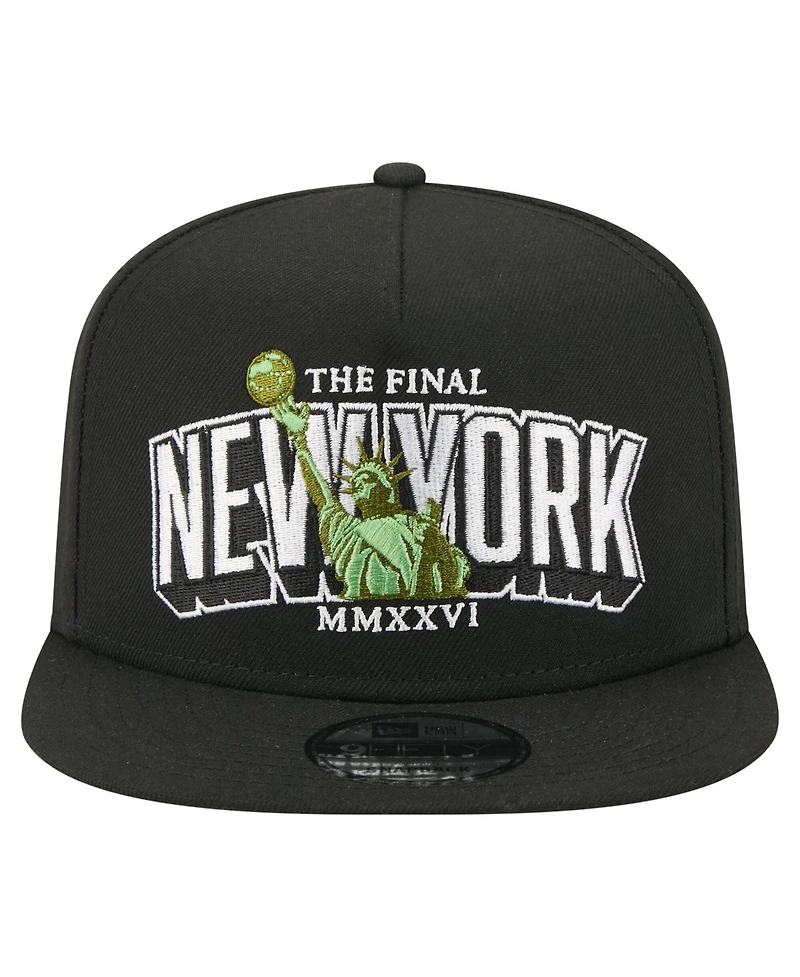 New Era Men's Black The Final Match 9FIFTY A-Frame Snapback Hat