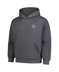LevelWear Men's Gray Usmnt Luxe Signature Tri-Blend Pullover Hoodie
