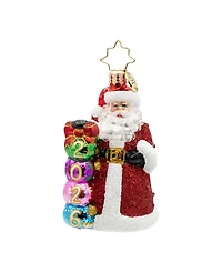 Christopher Radko 3" 2026 Christmas Countdown Gem Ornament