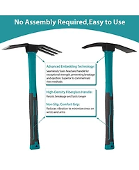 Xdovet Garden Hoe Carbon Steel Outdoor Tool