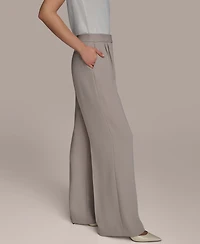 Donna Karan New York Petite Pinstripe Wide-Leg Pants