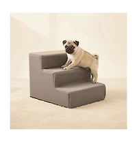Zeny Staircase ramps designed for small dogs and cats, high-density foam curved pet steps, dog steps