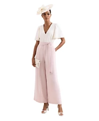 Phase Eight Women's Kallie V-Neck Wide Leg Jumpsuit