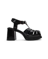 Prologue Shoes Women's Rovena Platform Block Heel Sandal