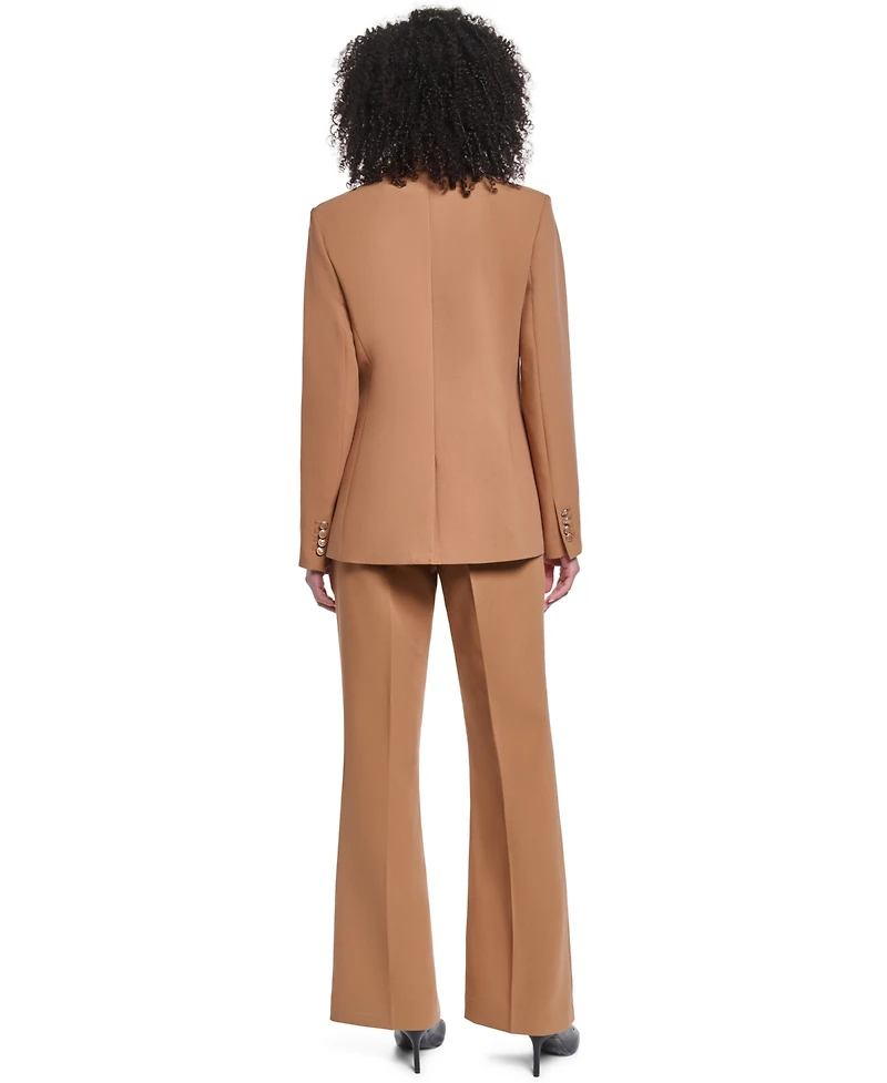 Karl Lagerfeld Paris Petite Peak One-Button Blazer