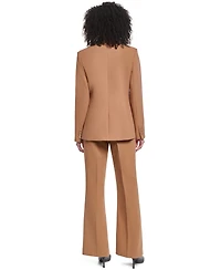 Karl Lagerfeld Paris Petite Peak One-Button Blazer