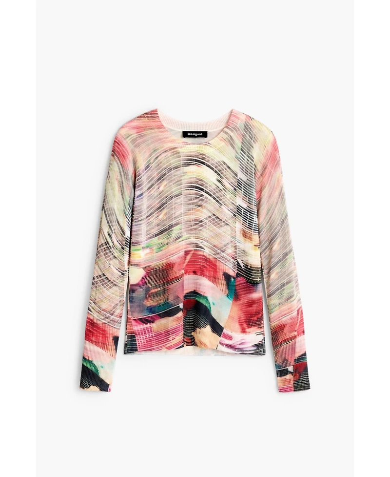 Desigual Women's Thin Printed Sweater