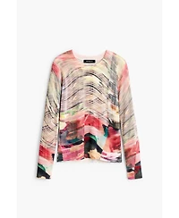 Desigual Women's Thin Printed Sweater