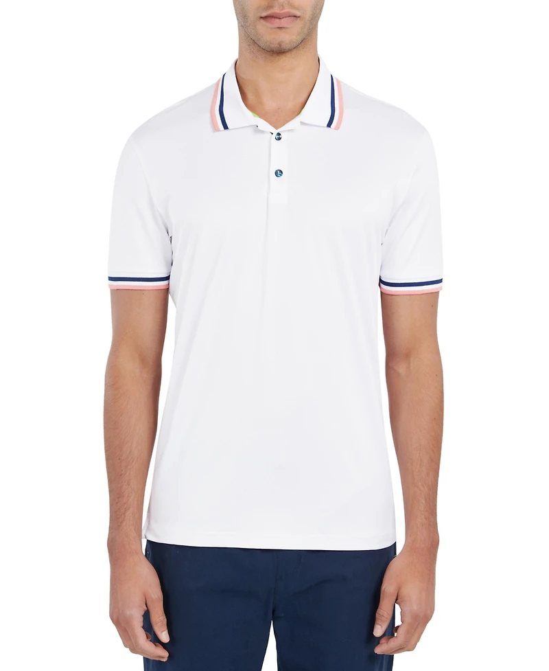 Society of Threads Men's Slim Fit Solid Polo