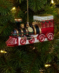 Holiday Lane Macy's 100th Thanksgiving Day Parade Glass Train Ornament, Macy's Exclusive