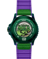 Fossil Men's Marvel x Fossil Limited-Edition Incredible Hulk Watch 45mm