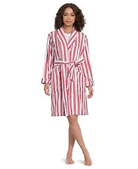 Lands' End Women's Soft Terry Long Sleeve Knee Length Robe