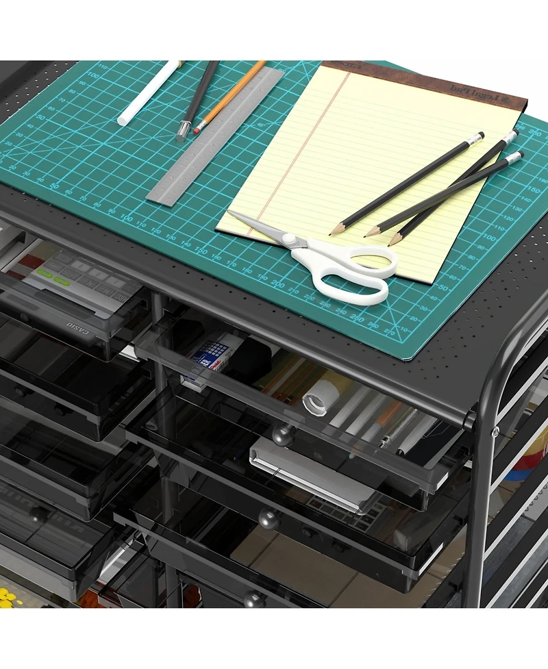 Xdovet Utility Cart Rolling Craft Organizer Drawers