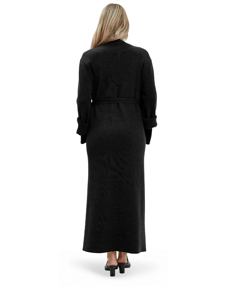 Nom Maternity Emaline Full Length Cardigan Coats