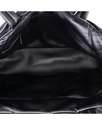 Pre-Owned Saint Laurent Debossed Logo Tote Padded Leather