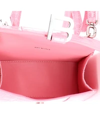 Pre-Owned Balenciaga Xs Hourglass Top Handle Bag Embossed Leather