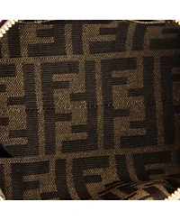 Pre-Owned Fendi Mini Logo By The Way Top Handle Bag Embossed Leather