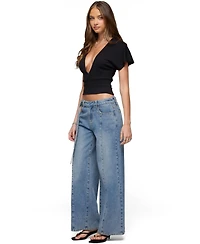 Edikted Women's Mundy Deep V Neck Top