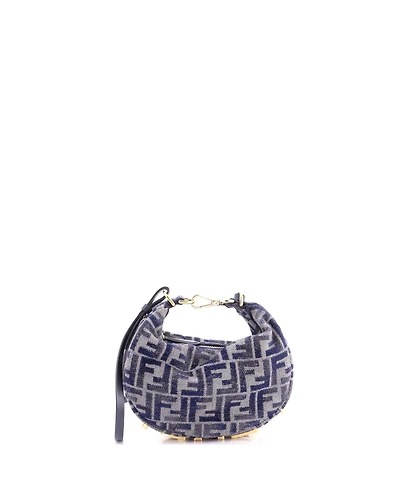 Pre-Owned Fendi Mini Fendigraphy Bag Zucca Canvas