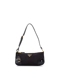 Pre-Owned Prada Re-Edition 2002 Shoulder Bag Re-Nylon and Leather