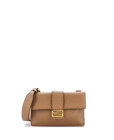Pre-Owned Fendi Baguette Crossbody Bag Leather