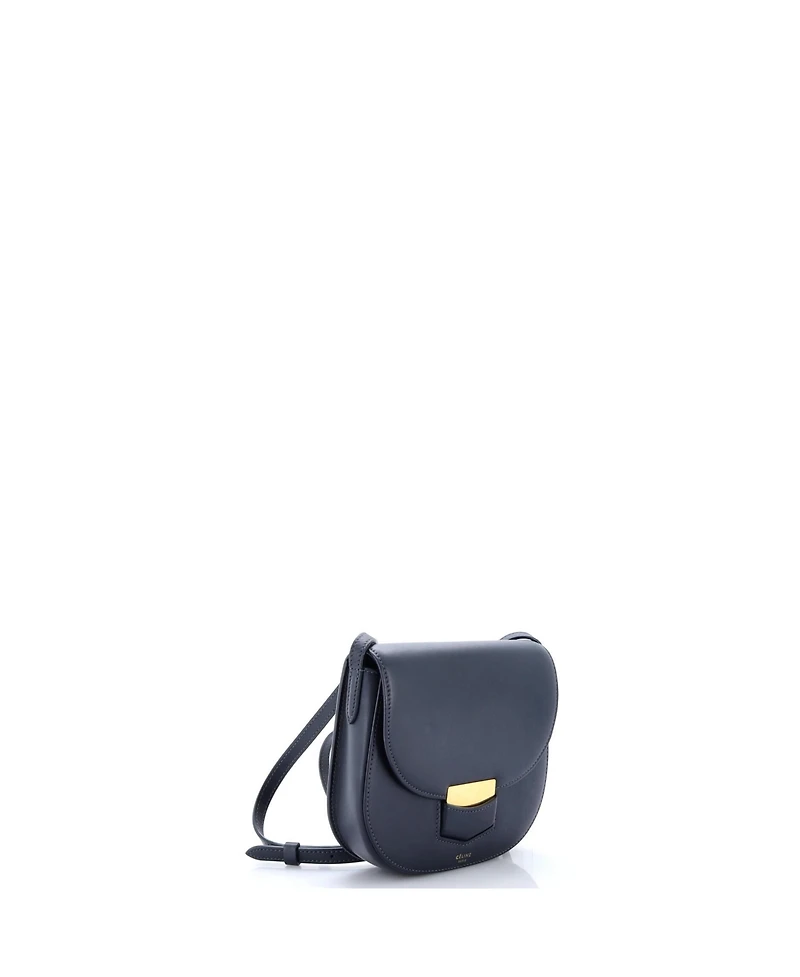 Pre-Owned Celine Small Trotteur Crossbody Bag Grainy Leather