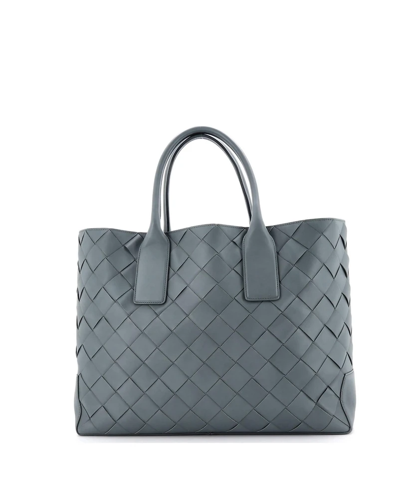 Pre-Owned Bottega Veneta Open Tote Maxi Intrecciato Leather