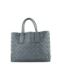 Pre-Owned Bottega Veneta Open Tote Maxi Intrecciato Leather