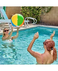 Gnuadz 4-pack 20" Beach Balls Inflatable Pool Party Supplies Decorations