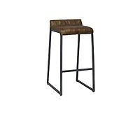HomeRoots 27 " Iron Backless Counter Height Bar Chair