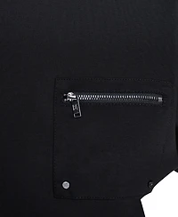 Dkny Women's Dolman-Sleeve Zip-Pocket Shirt