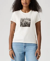 Levi's Macy's 100th Parade Women's Perfect Graphic Logo Cotton T-Shirt