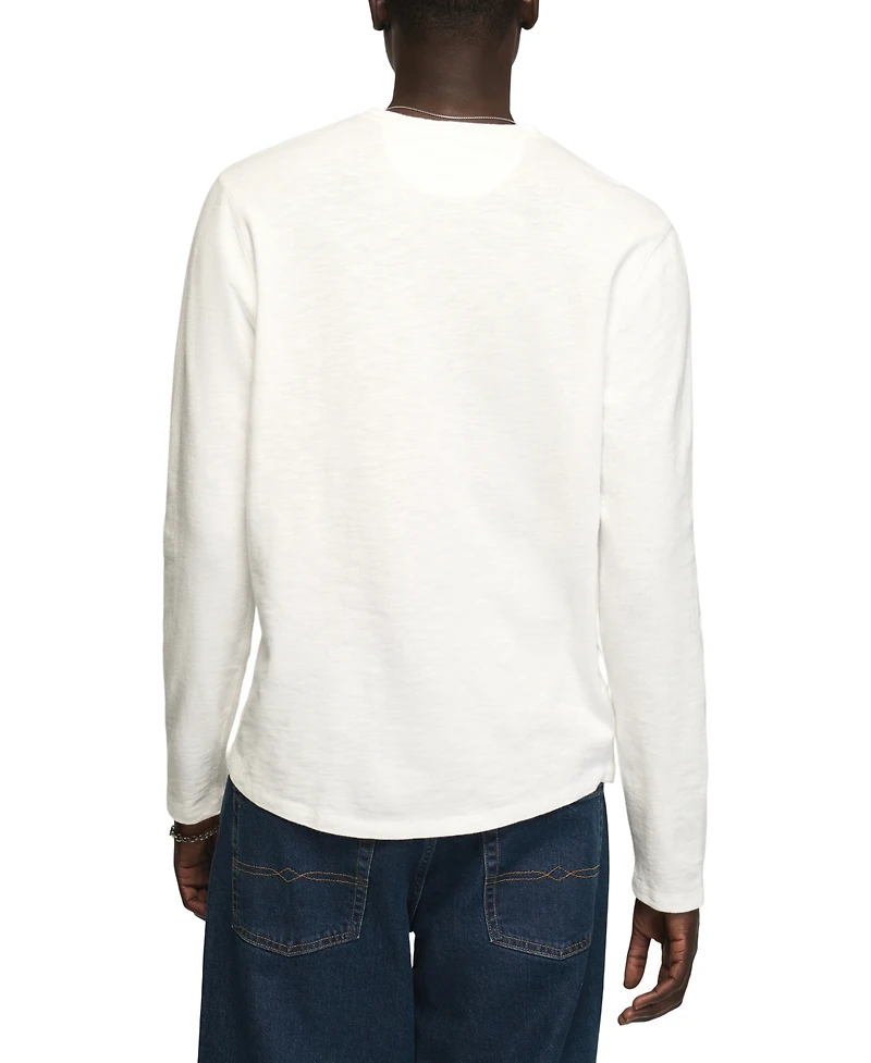 Lucky Brand Men's Long-Sleeve Weekend Slub Henley T-Shirt