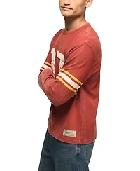 Lucky Brand Men's Long-Sleeve Football Crewneck T-Shirt