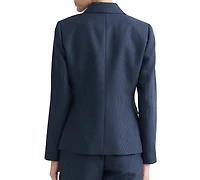 Kasper Women's Mini-Check-Print Long-Sleeve Jacket, Regular & Petite