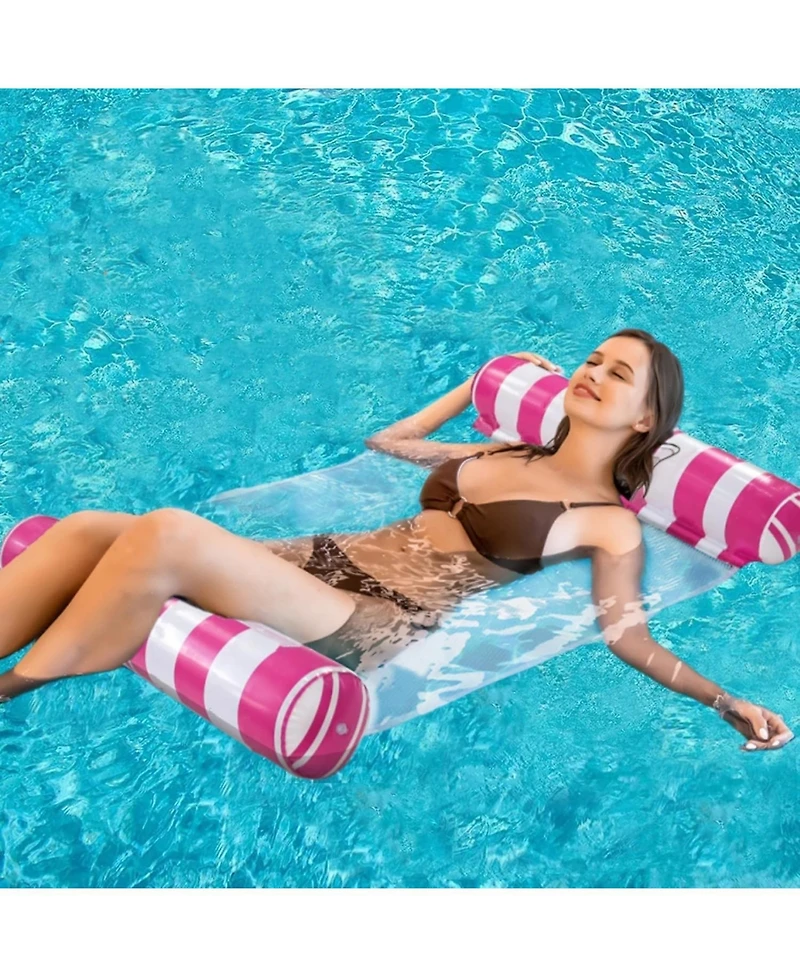 Aofar 5 Pack Water Pool Floats 4-in-1 Multi-purpose Pvc Hammock