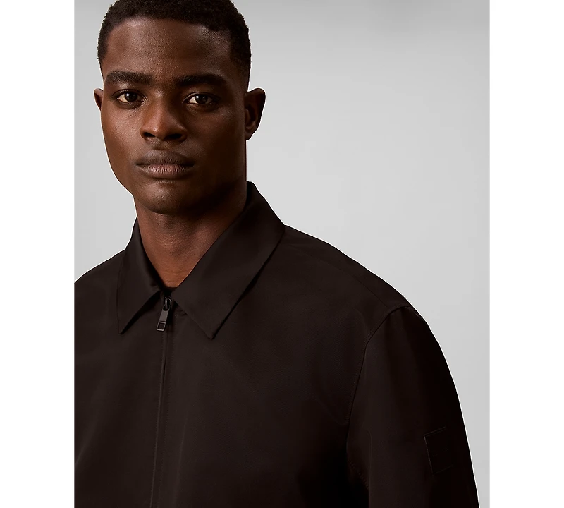 Calvin Klein Men's Tech Nylon Blouson Classic-Fit Shirt Jacket