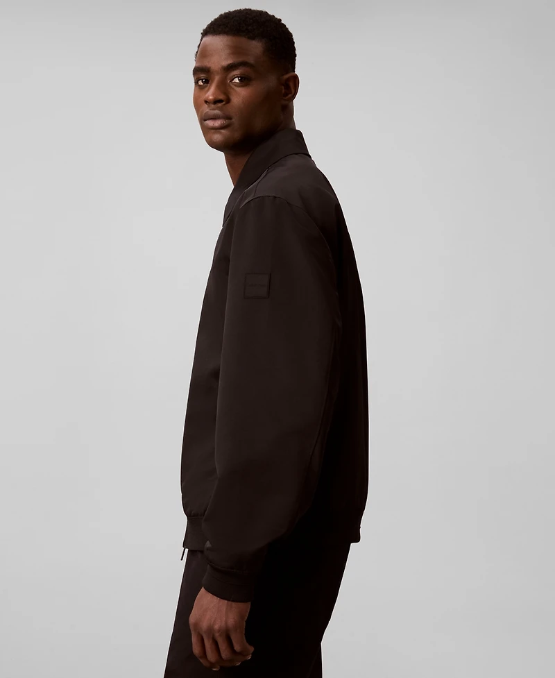 Calvin Klein Men's Tech Nylon Blouson Classic-Fit Shirt Jacket