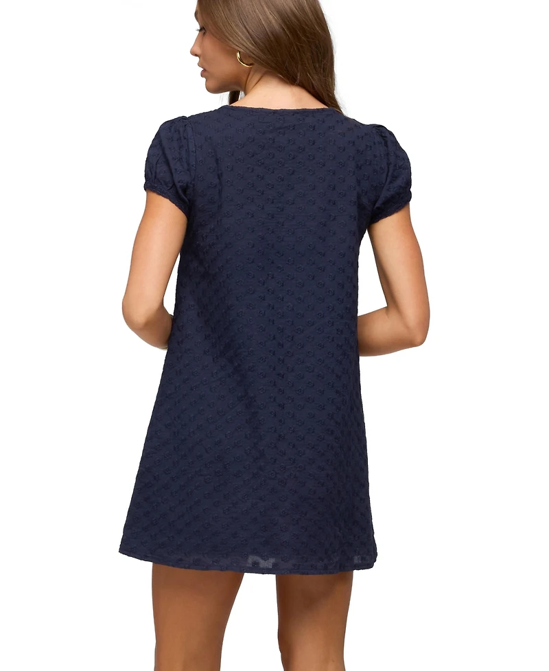 Edikted Women's Mariella Lacey Eyelet Mini Dress